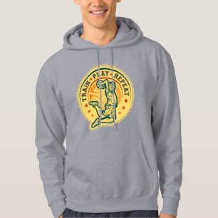 Basketball Slam Dunk Vintage Design Hoodie