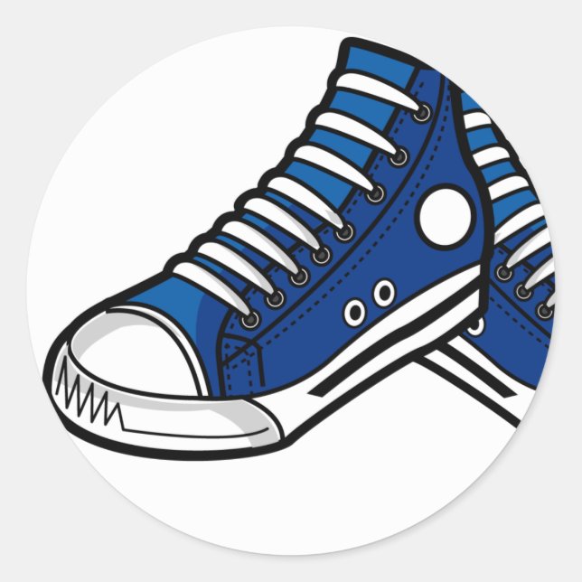 Basketball Sneaker Sticker (Front)