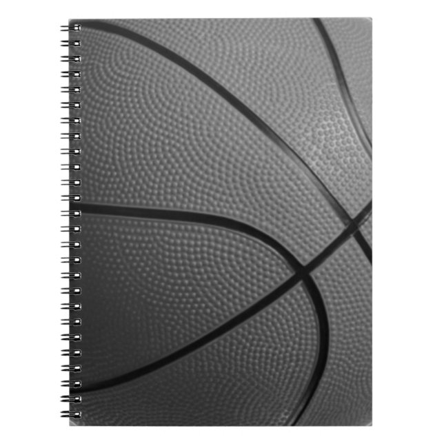 Basketball Spiral Photo Notebook (Front)