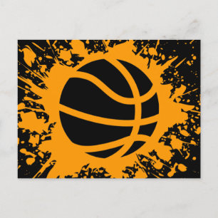 basketball splatz postcard