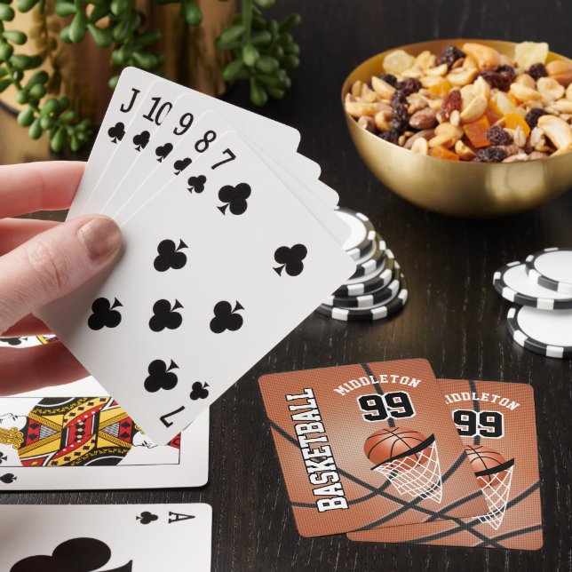 Basketball 🏀 Sport Design  Playing Cards (In Situ)