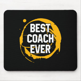 Basketball Sport Gift Best Coach Ever Birthday Gif Mouse Pad