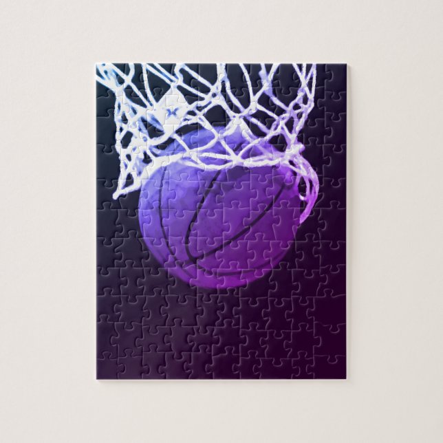 Basketball - Sports Art Photos & Illustrations Jigsaw Puzzle (Vertical)