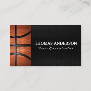 Basketball Sports Business Card