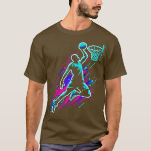 Basketball Sports Fan Men Kids Youth Player Slam D T-Shirt