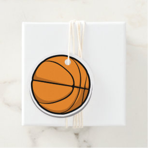 Basketball Sports Fans Team Player Coach Fun Favour Tags