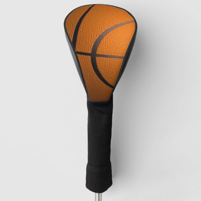 Basketball  Sports Golf Head Cover (Front)