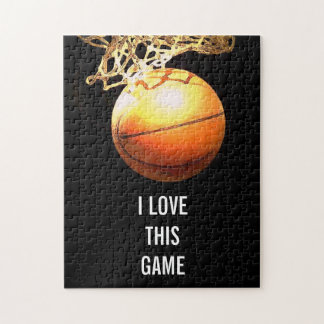 Basketball - Sports Illustration Art Jigsaw Puzzle
