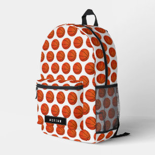 Basketball Sports Personalized Back To School Printed Backpack