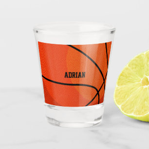 Basketball Sports Personalized  Shot Glass