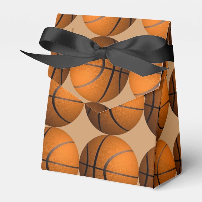 Basketball Sports Theme Favor Box (Front Side)