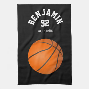 Basketball sports towel, coach bath towel