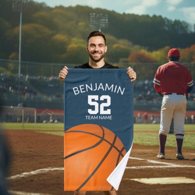 Basketball sports towel, coach bath towel (Creator Uploaded)