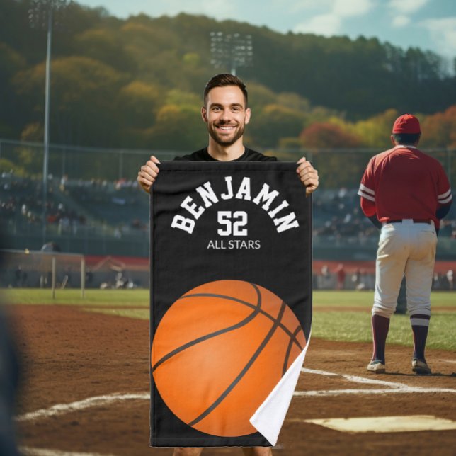 Basketball sports towel, coach bath towel (Creator Uploaded)