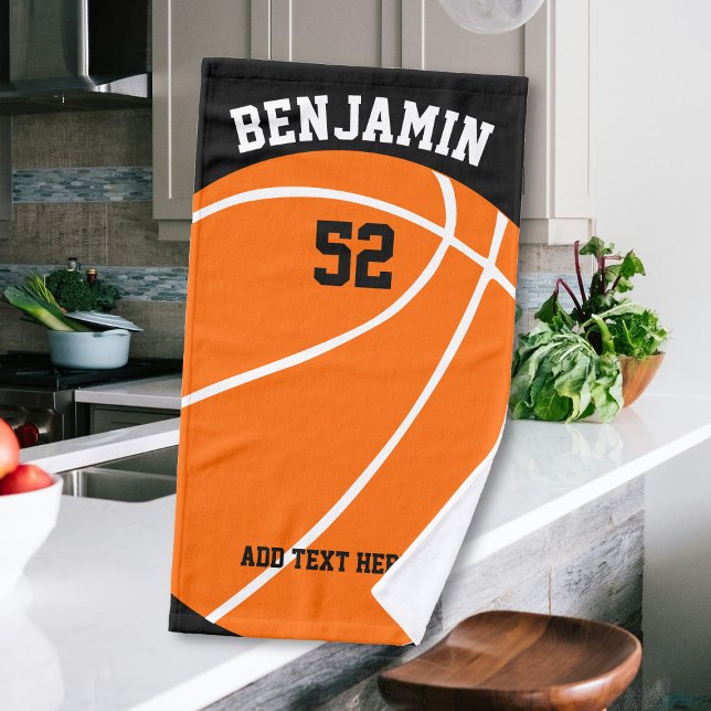 basketball sports towel, coach bath towel (Créateur téléchargé)