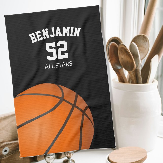 Basketball sports towel, coach gift towel (Creator Uploaded)