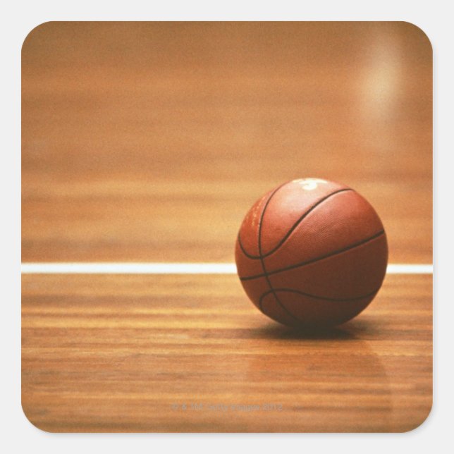 Basketball Square Sticker (Front)