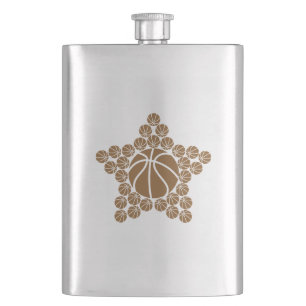 Basketball Star Hip Flask