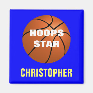 Basketball Star Personalized Magnet
