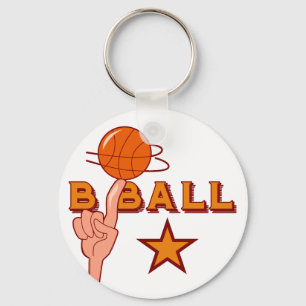 Basketball Star T-shirts and Gifts Keychain