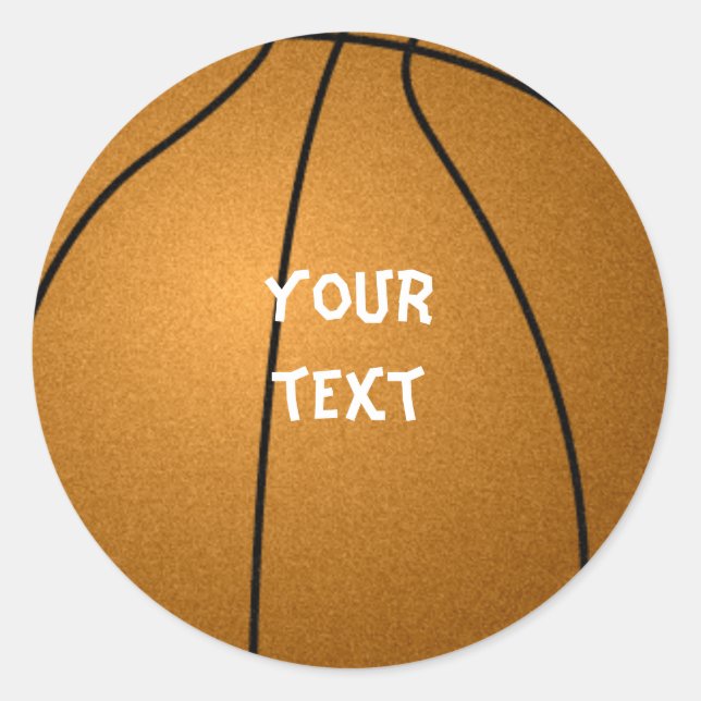 basketball sticker (Front)