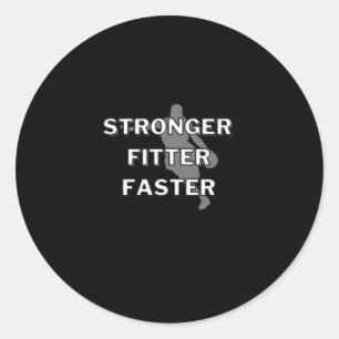 Basketball Stronger (2) Classic Round Sticker