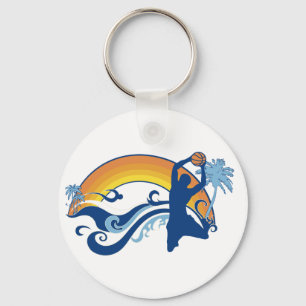 basketball. summersetz. keychain