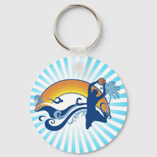 basketball. summersetz. keychain