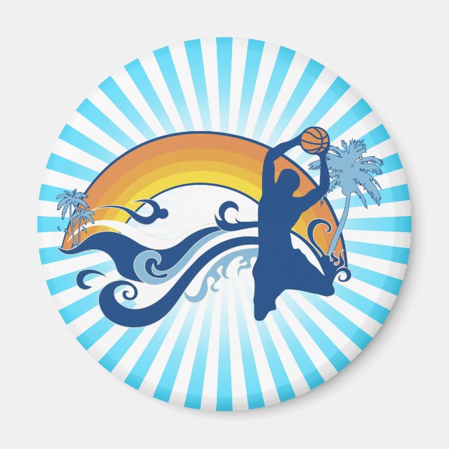 basketball. summersetz. magnet (Front)