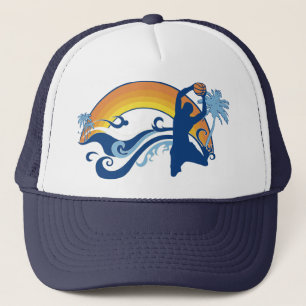 basketball. summersetz. trucker hat