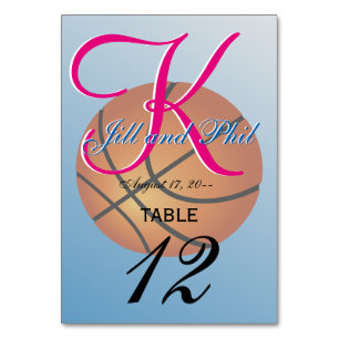 Basketball Super Budget Special Table Number