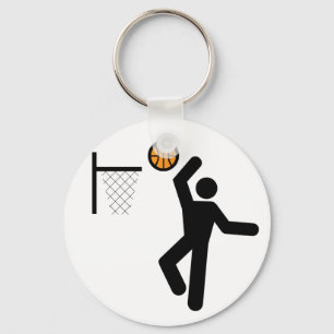Basketball Symbol Keychain