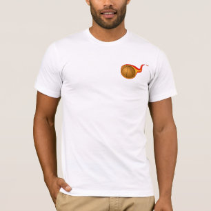 basketball t-shirt -logo