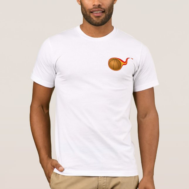 basketball t-shirt -logo (Front)