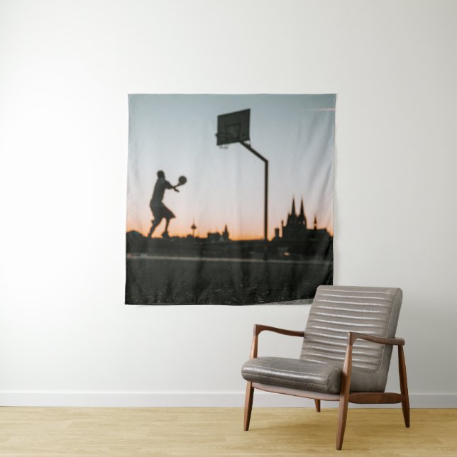 Basketball Tapestry (In Situ)