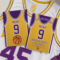 Basketball Team Birthday Invitation