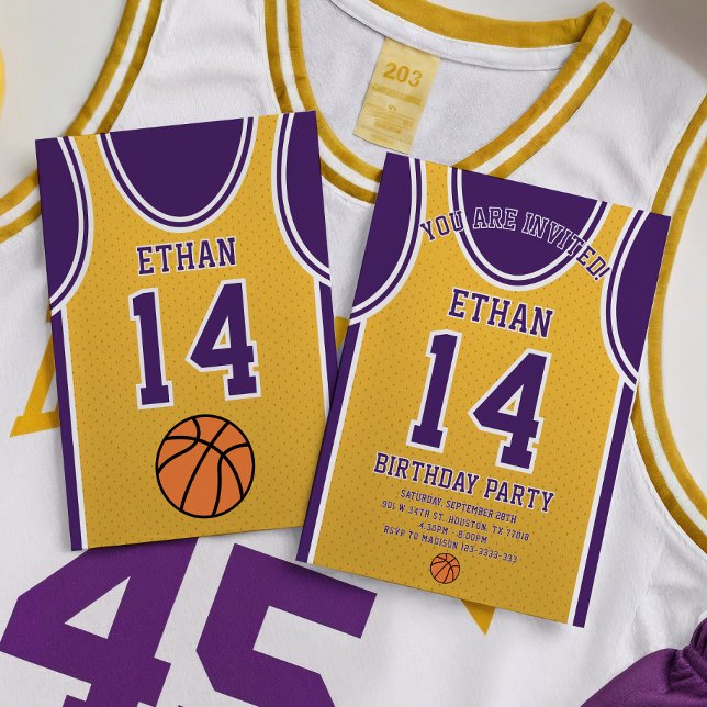 Basketball Team Birthday Invitation (Creator Uploaded)