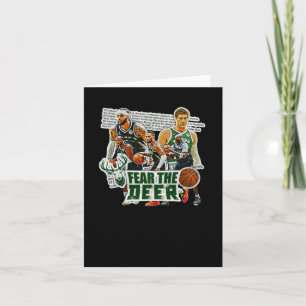 Basketball Team Milwaukee Squad Design 1  Card