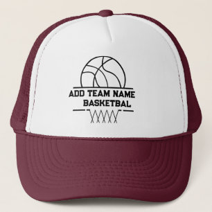 Basketball Team Name,Personalized basketball Trucker Hat
