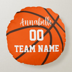 Basketball Team Name Player number & name Round Pi Pillow