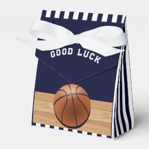 Basketball Team Navy Blue Favour Box