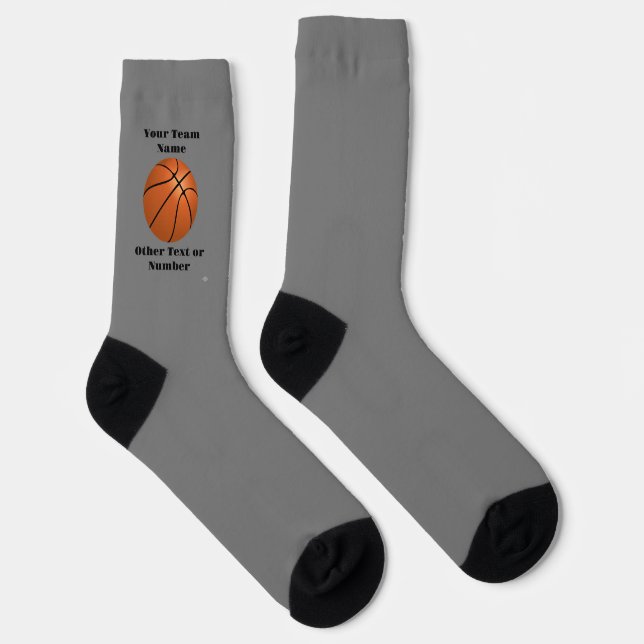 Basketball Team Spirit Socks HAMbyWG (Right)