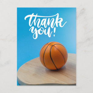 Basketball Thank you Postcard