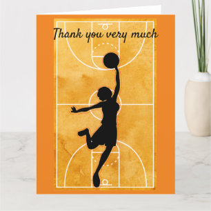 Basketball Thank you very much from Player  Card