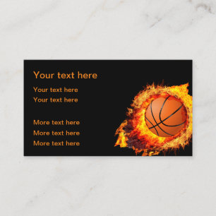 Basketball Thème Cool Cartes de visite
