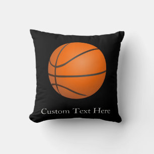 Basketball Theme Throw Pillow