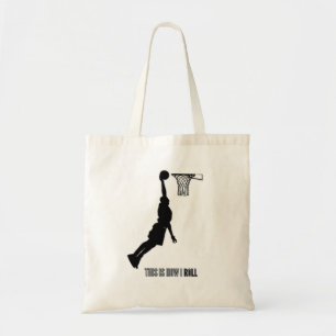 Basketball This Is How I Roll Teens Kids Boys Tote Bag