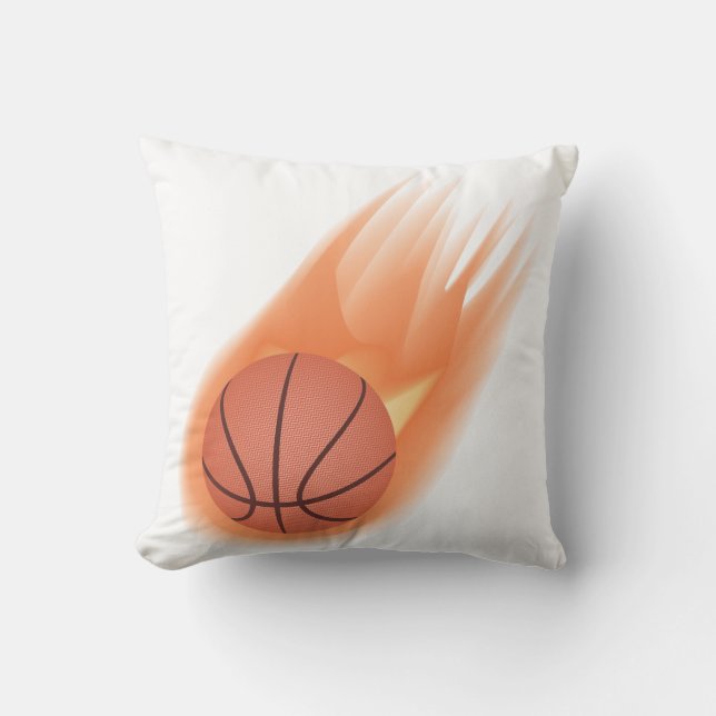 basketball throw pillow (Front)
