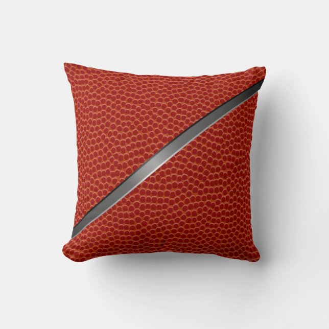 Basketball Throw Pillow (Front)