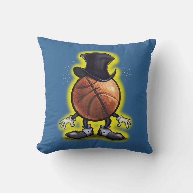 Basketball Throw Pillow (Front)